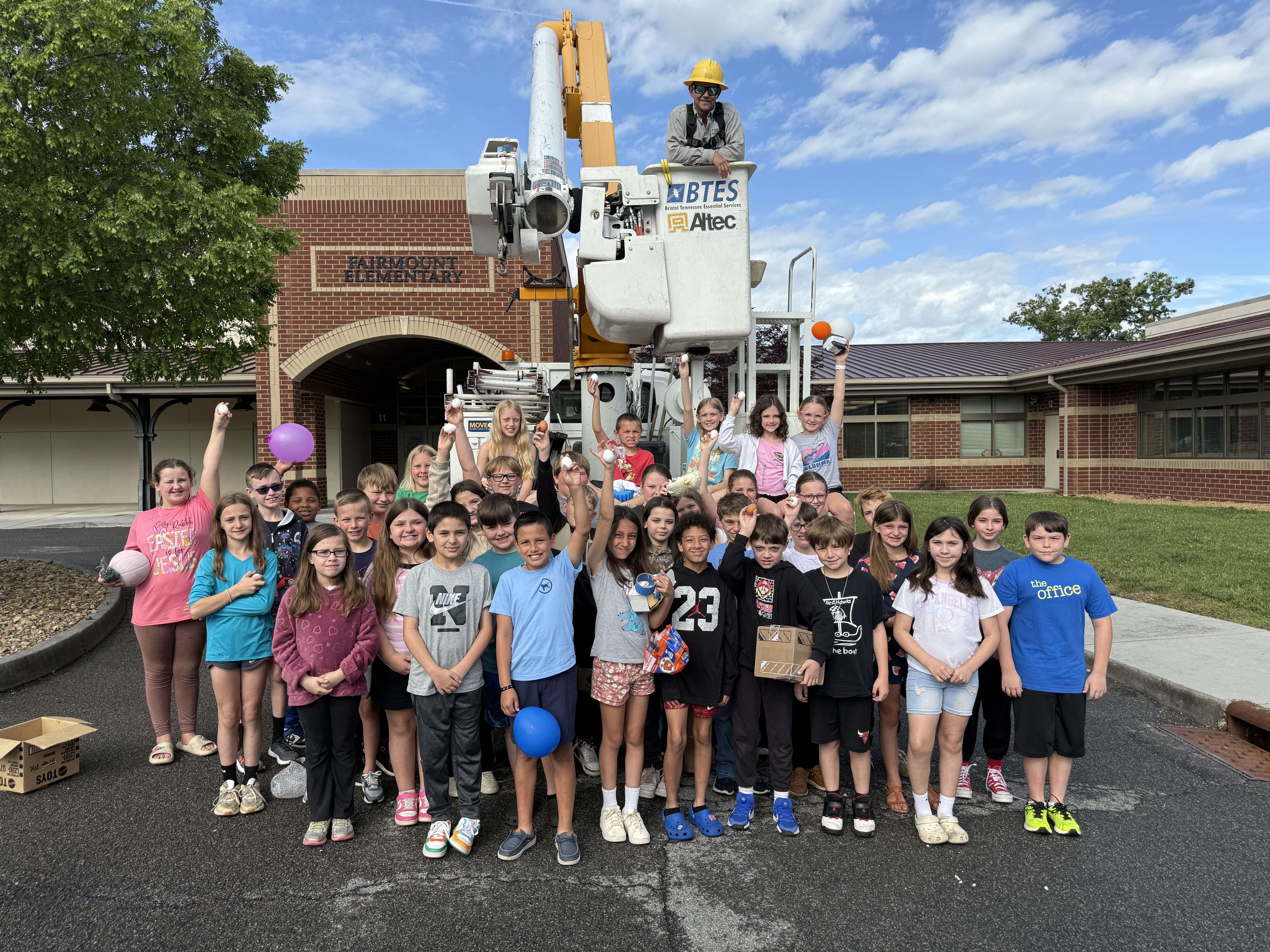 Cracking Into Creativity: BTES Partners with Local Schools for Egg Drop Challenges